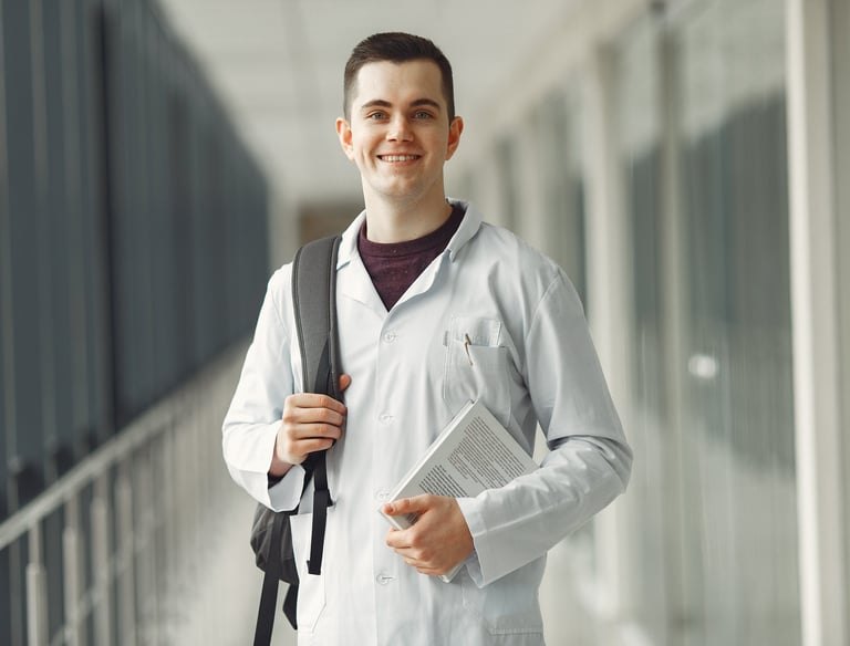 Estudante da área da saúde